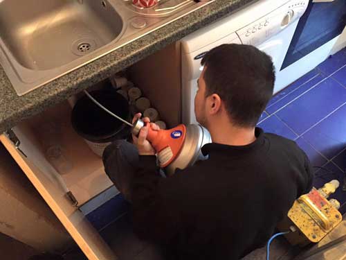 Unblocking a Whitstable sink